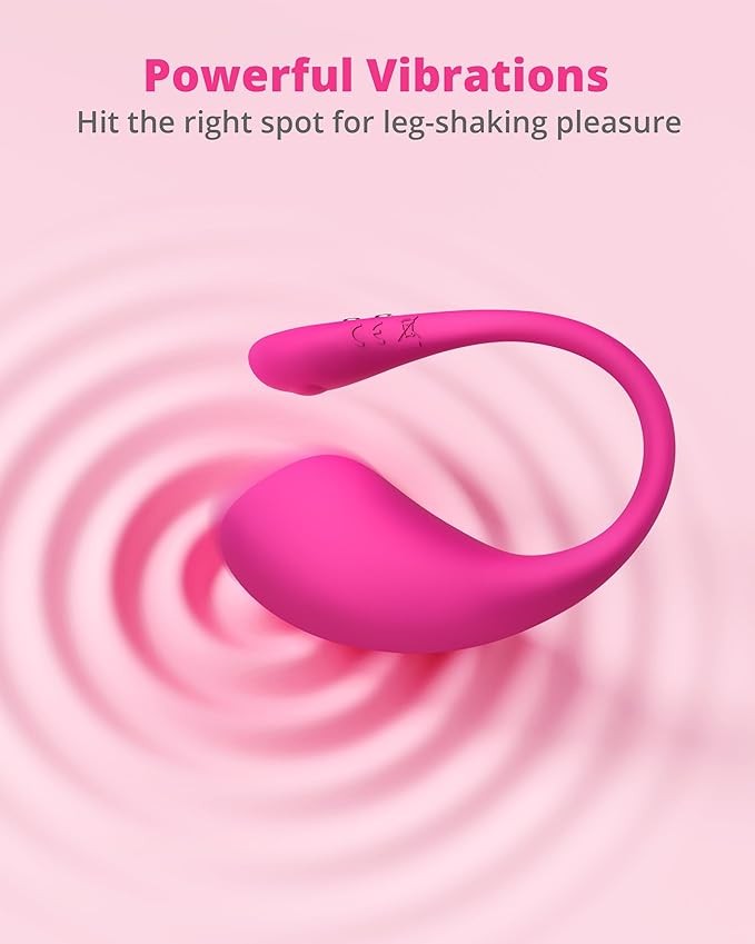 LOVENSE Lush 3 Remote Control Vibrator for Women, Wearable G-spot Vibrators with Remote App Controlled for Female Couples, Discreet Long Distance Adult Sex Toys & Games with Unlimited Vibration Modes